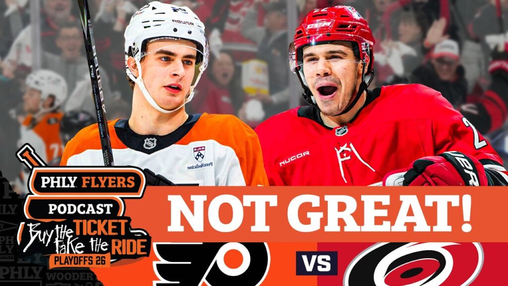 POSTGAME: Porter Martone, Flyers SHUT OUT By Logan Stankoven, Hurricanes In 3-0 Game 1 Loss
