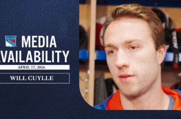 NYR 2026 Exit Day: Will Cuylle Media Availability | April 17, 2026