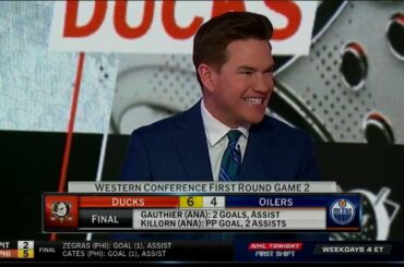 Cutter Gauthier and the Anaheim Ducks win Game 2 and even the series