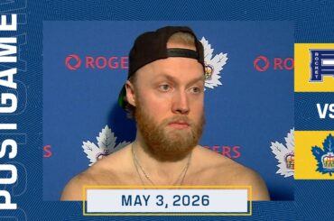 Alex Nylander | RD2 GM3 Post Game vs Laval Rocket | May 03, 2026