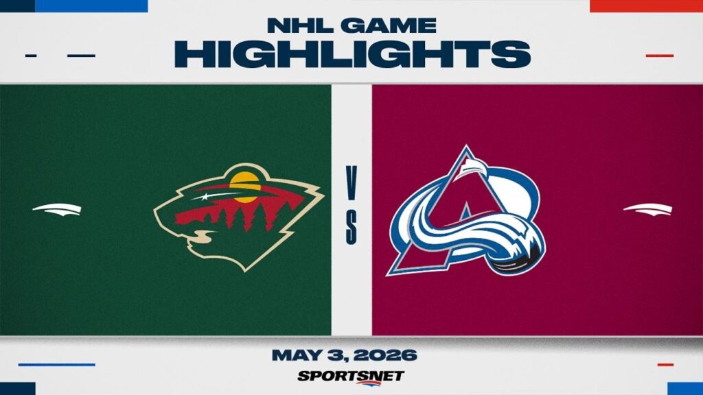 NHL Game 1 Highlights | Wild vs. Avalanche – May 3, 2026
