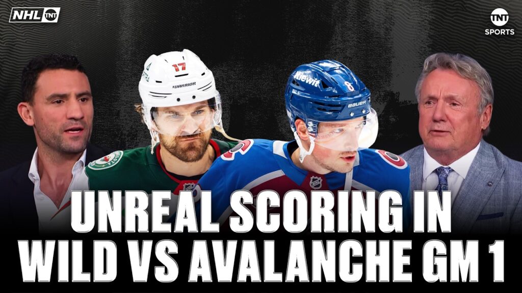 An Absolute BARNBURNER Game 1 Between Wild & Avalanche 🔥 NHL on TNT Crew Discuss