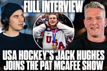 Olympic Gold Medalist, USA Hockey Hero Jack Hughes Joins The Pat McAfee Show Live