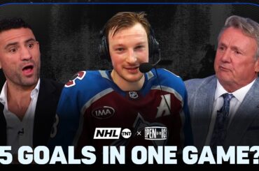 Cale Makar Reacts to CRAZY 15-Goal Game vs Wild 😳 | NHL on TNT