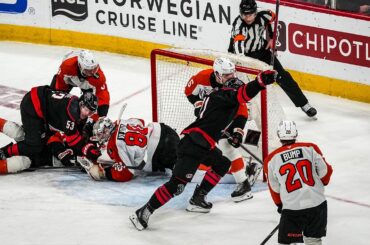 TAYLOR HALL wins Game 2 in OVERTIME!!