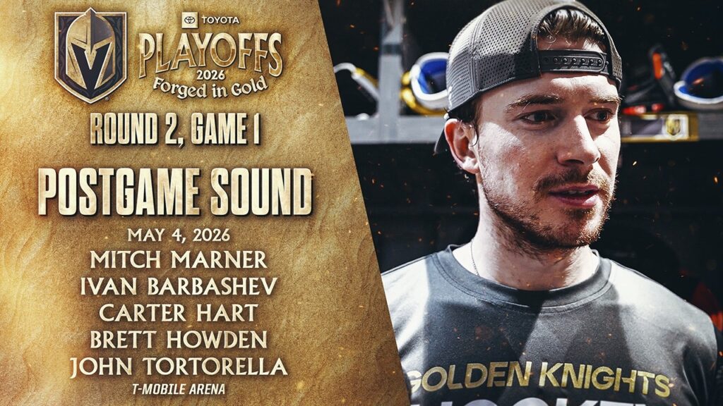 🎥 Round 2, Game 1 POSTGAME SOUND: Marner, Barbashev, Hart, Howden & Tortorella