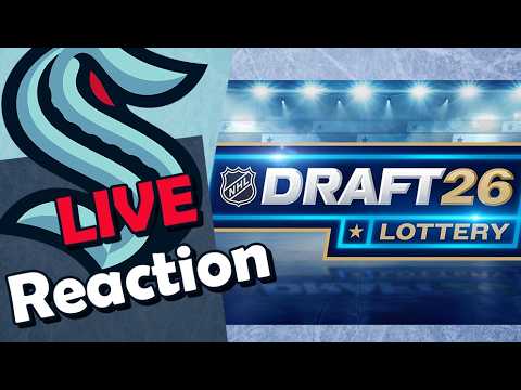 2026 NHL Draft Lottery Seattle Kraken fan Live Reaction!