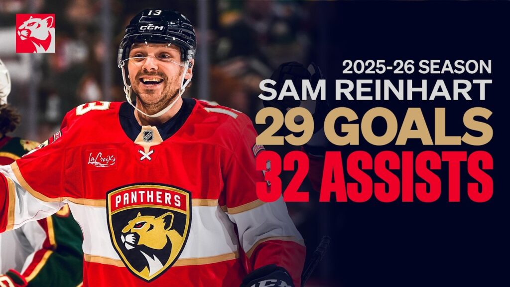 Sam Reinhart Leads Cats with 29 Goals in 2025-26 🦏