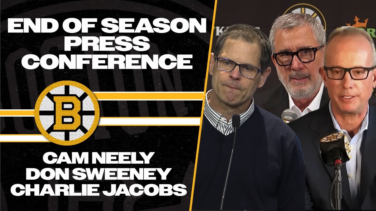 LIVE- Bruins End of Season Press Conference