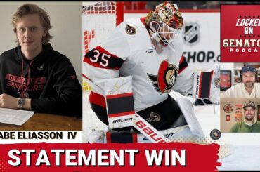 Undermanned Ottawa Senators Grit Out HUGE Win in Detroit + Gabe Eliasson Talks NHL Contract Signing