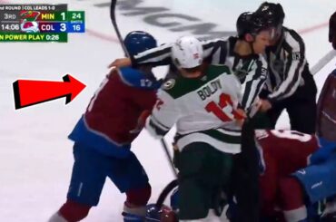 Watch - Parker Kelly Hits Referee 😳 NHL Chaos in 3rd Period! | Parker Kelly vs Boldy Fight Today