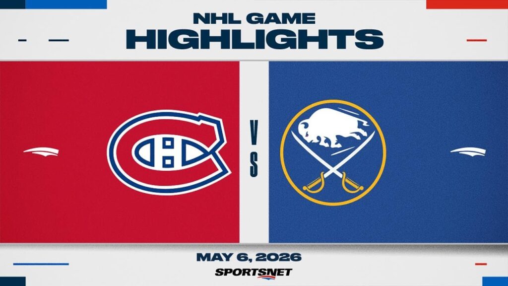 NHL Game 1 Highlights | Canadiens vs. Sabres – May 6, 2026