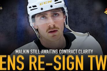 Two Penguins Re-Signed as Malkin's Wait Continues