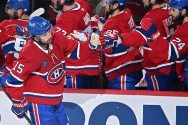 ALL TIED UP! Alex Newhook has the equalizer for Montreal in Game 3!