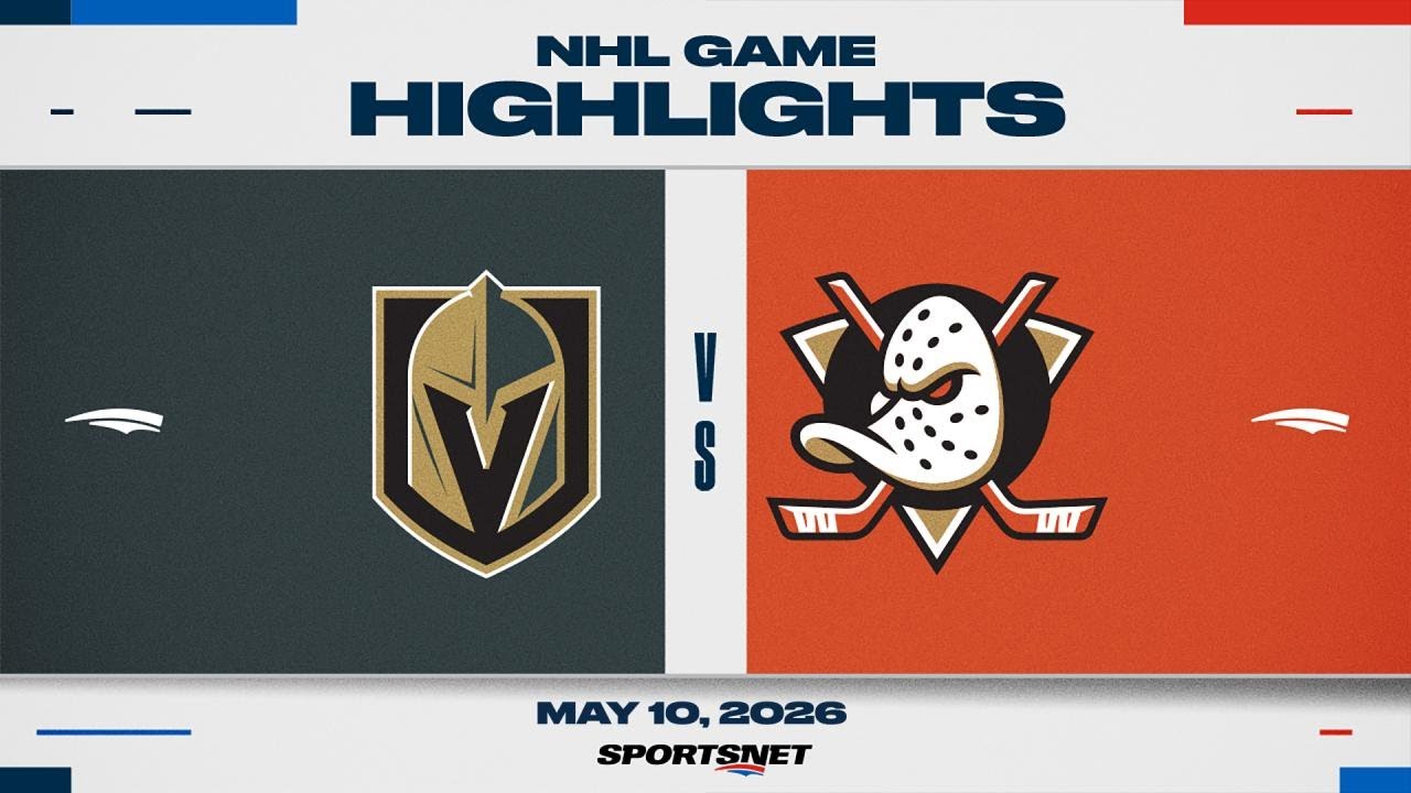 NHL Game 4 Highlights | Golden Knights vs. Ducks - May 10, 2026