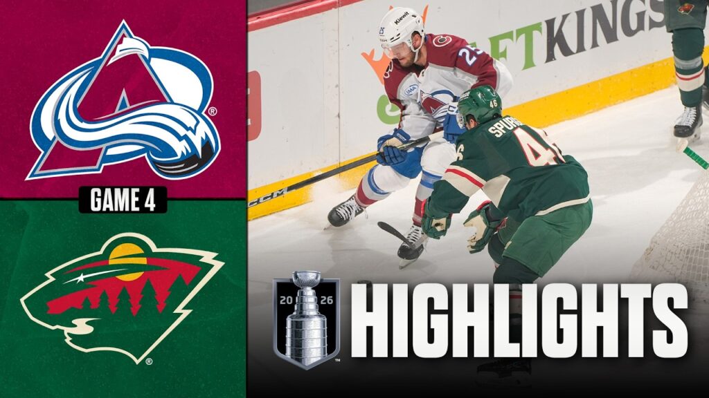 Avalanche vs. Wild | NHL Playoff Highlights | Game 4 | May 11, 2026