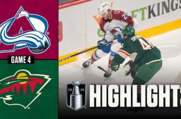Avalanche vs. Wild | NHL Playoff Highlights | Game 4 | May 11, 2026