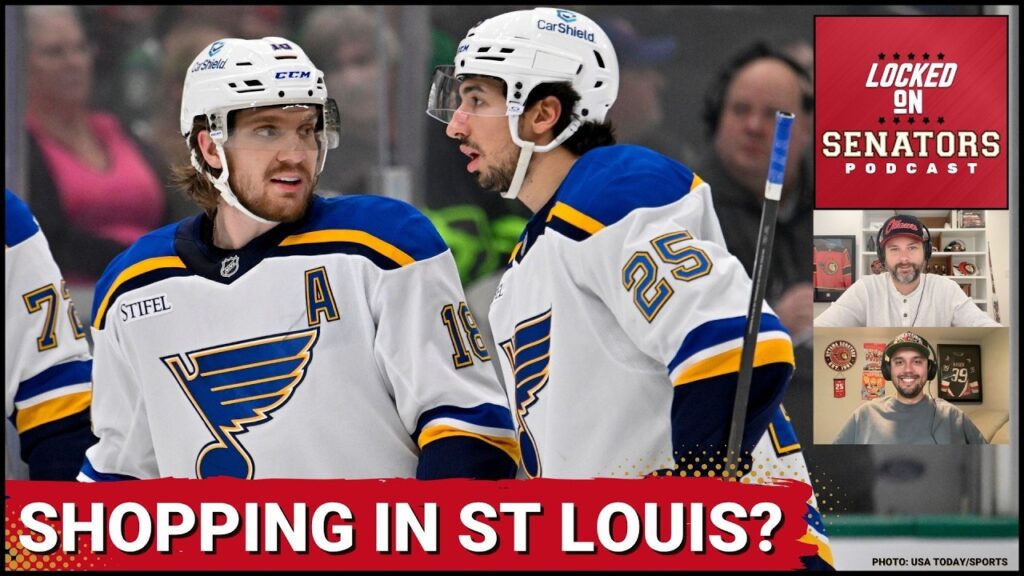 Which St Louis Blues Forward Is A Better Trade Fit For The Senators: Jordan Kyrou Or Robert Thomas?