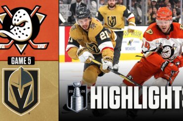 Ducks vs. Golden Knights | NHL Playoff Highlights | Game 5 | May 12, 2026