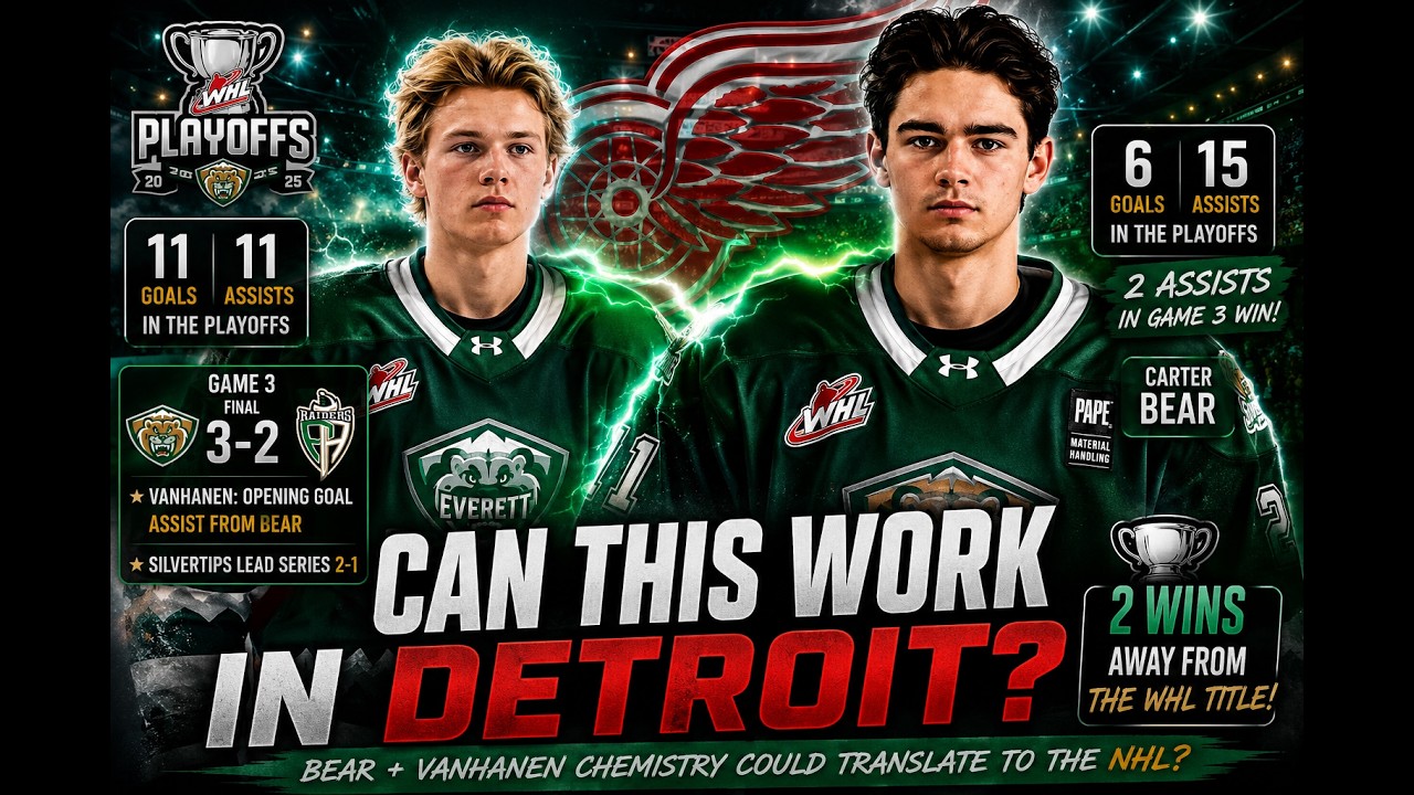 Could Carter Bear & Matias Vanhanen Work Together in Detroit? | WHL Finals Update