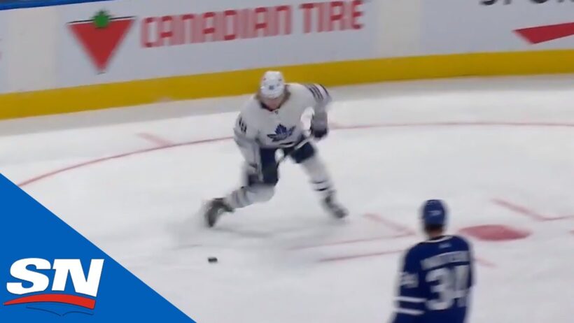 Nylander Scores With Rocket One-Timer Against Blue Team