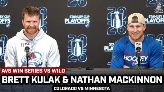 Nathan MacKinnon Calls His Goal Top 5 & Brett Kulak JOKES About Winning Goal After ELIMINATING Wild