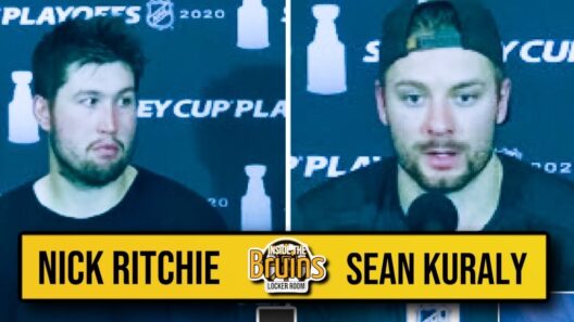 Nick Ritchie & Sean Kuraly Postgame Interview | Bruins vs. Lightning Game 2