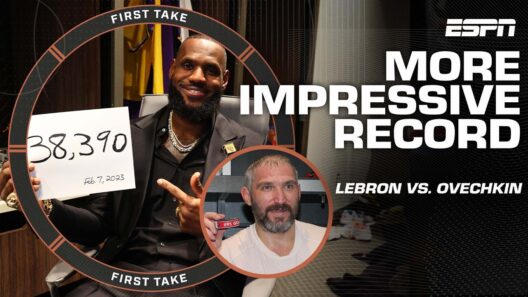 OVECHKIN VS. LEBRON HEATED DEBATE 🔥 Who has the more impressive scoring record? | First Take