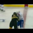 Milan Lucic fights Mike Komisarek 11/13/08