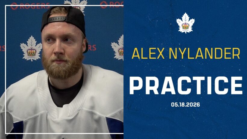 Alex Nylander | Playoff Practice | May 18, 2026