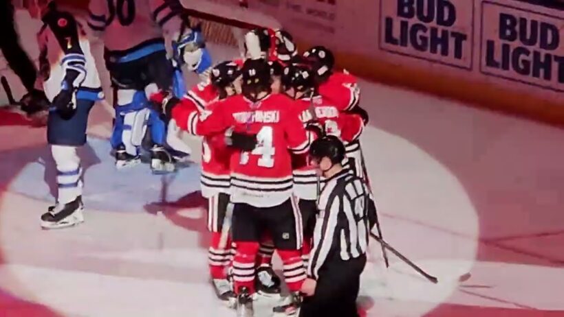 Gerry Mayhew Late-Tying Goal (3/19/2025) Rockford IceHogs vs. Manitoba Moose