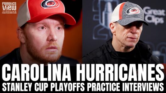 Rod Brind'Amour & Frederik Andersen Discuss Buffalo Sabres vs. Montreal Canadiens Game 7, ECF Future