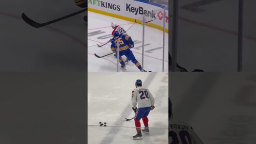 Slafkovsky sets up Suzuki with an incredible one hand backhand assist!! 🍎🤯