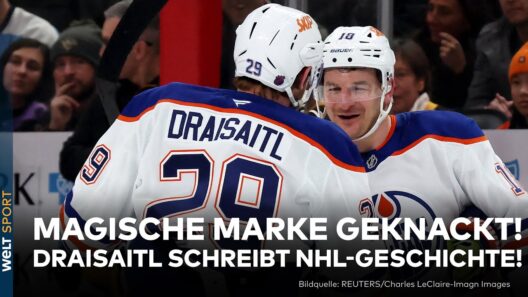 EISHOCKEY: Leon Draisaitl knackt magische Marke und schreibt NHL-Geschichte | NHL-Highlights
