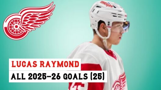 Lucas Raymond (#23) All 25 Goals of the 2025-26 NHL Season