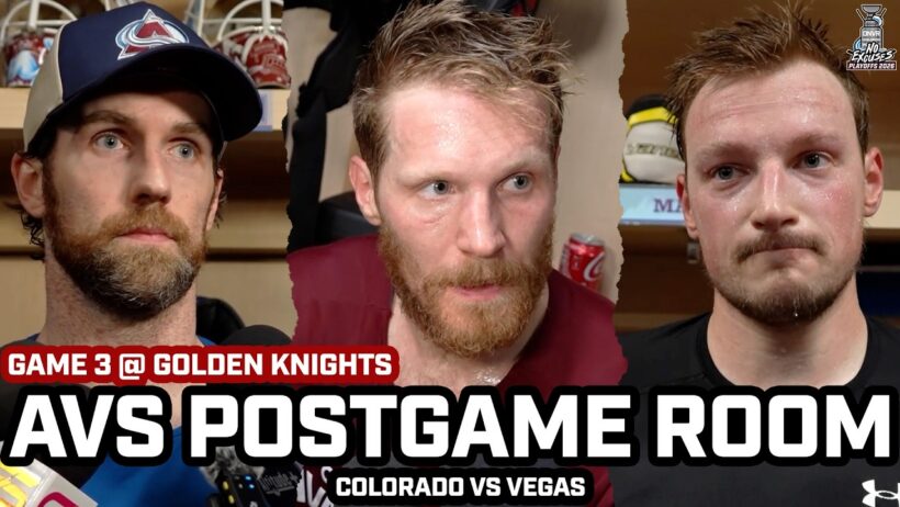 Cale Makar & Avs HONEST After CHOKING 3-0 Lead in Game 3 @ Vegas to Go Down 3-0 in Series