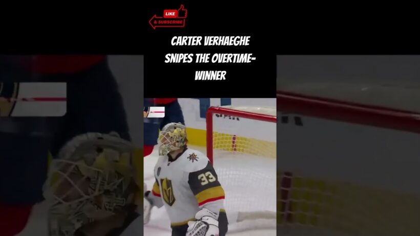 Watch Verhaeghe Snipe OT Winner Against Florida Panthers! #shorts #nhl #hockey #sports