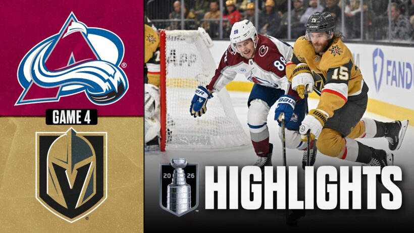Avalanche vs. Golden Knights | NHL Playoff Highlights | Game 4 | May 26, 2026