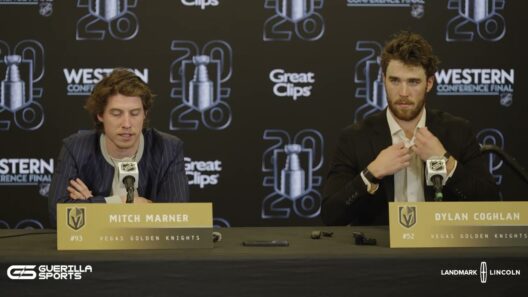 INSIDE THE MEDIA ROOM: Dylan Coghlan says CRAZY QUOTE on game 1 goal in the WCF