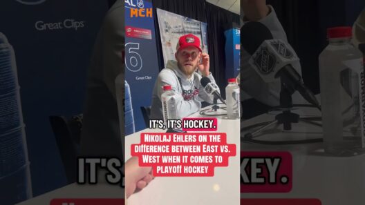 Eastern vs Western Conference with Nikolaj Ehlers #soundthesiren