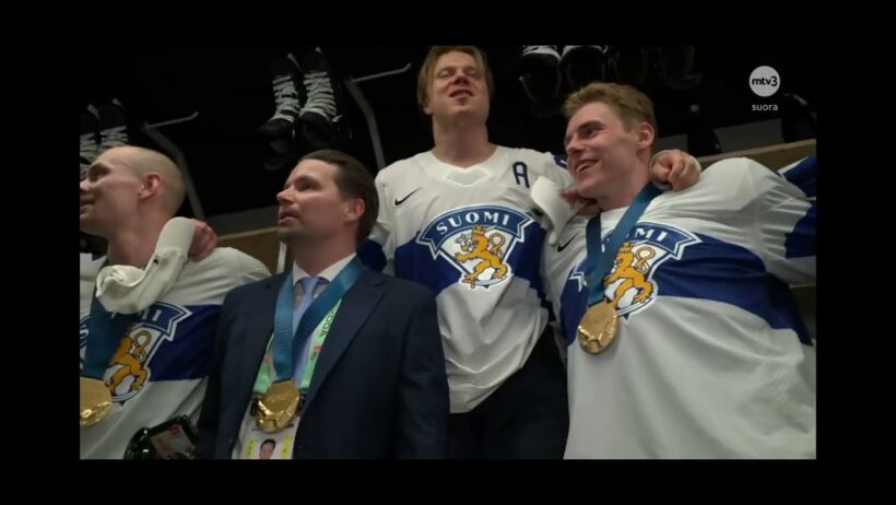 Mikael Granlundin haastattelu jäi kesken | Finlandia-hymni Leijonien laulamana, Mikko Manner hahmona