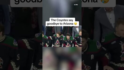 The Coyotes say goodbye to Arizona 🥺 #shorts