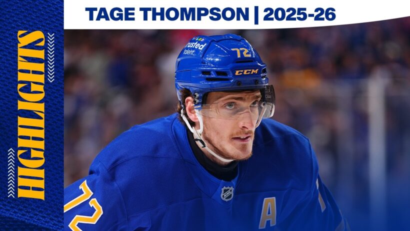 🚨 TAGE THOMPSON HIGHLIGHTS 🚨  | 2025-26 Buffalo Sabres Regular Season & Stanley Cup Playoffs
