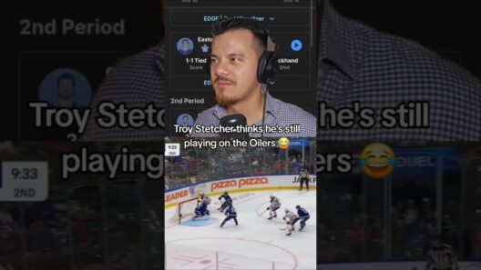 Troy Stetcher scores on his own net 😂