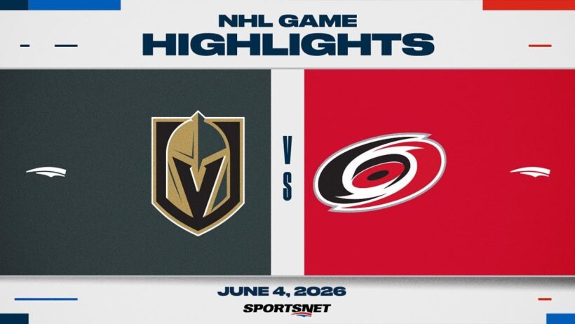 NHL Game 2 Highlights | Golden Knights vs. Hurricanes - June 4, 2026