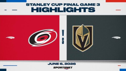 NHL Game 3 Highlights | Hurricanes vs. Golden Knights - June 6, 2026