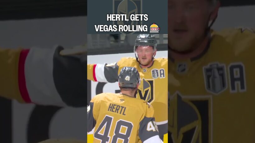 Hertl Starts the SCORING Party in Vegas 🎉🚨