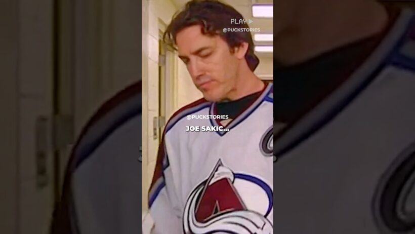 You DO NOT ever chirp Joe Sakic