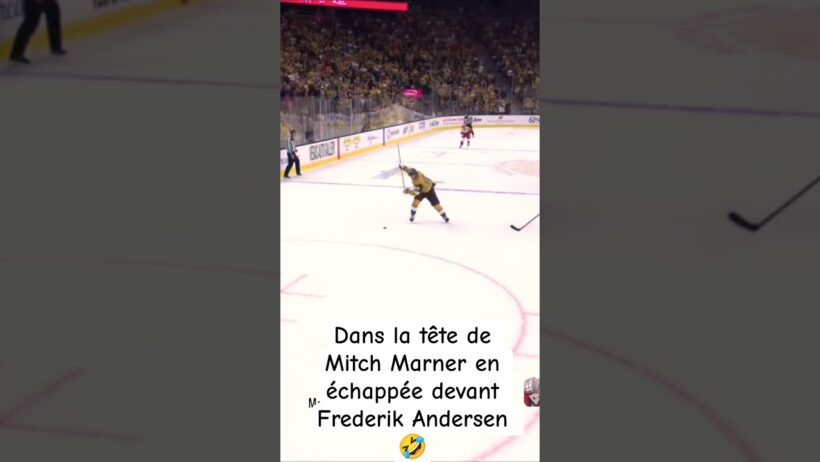 Dans la tête de Mitch Marner en échappée devant Frederik Andersen 🤣 #hockey #nhl