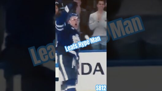 Stetcher hyping up Leafs fans in Toronto #nhl #toronto #shorts